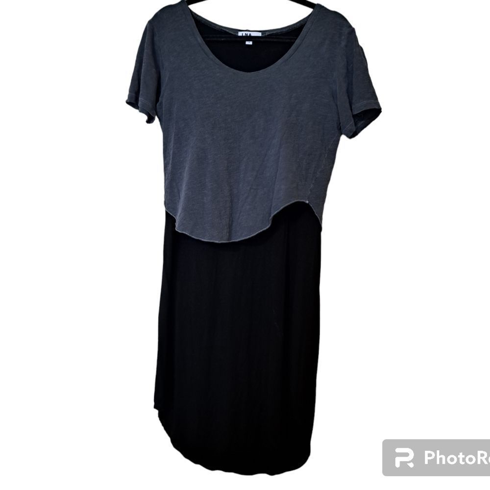 LNA Casual Layred Shirt Dress